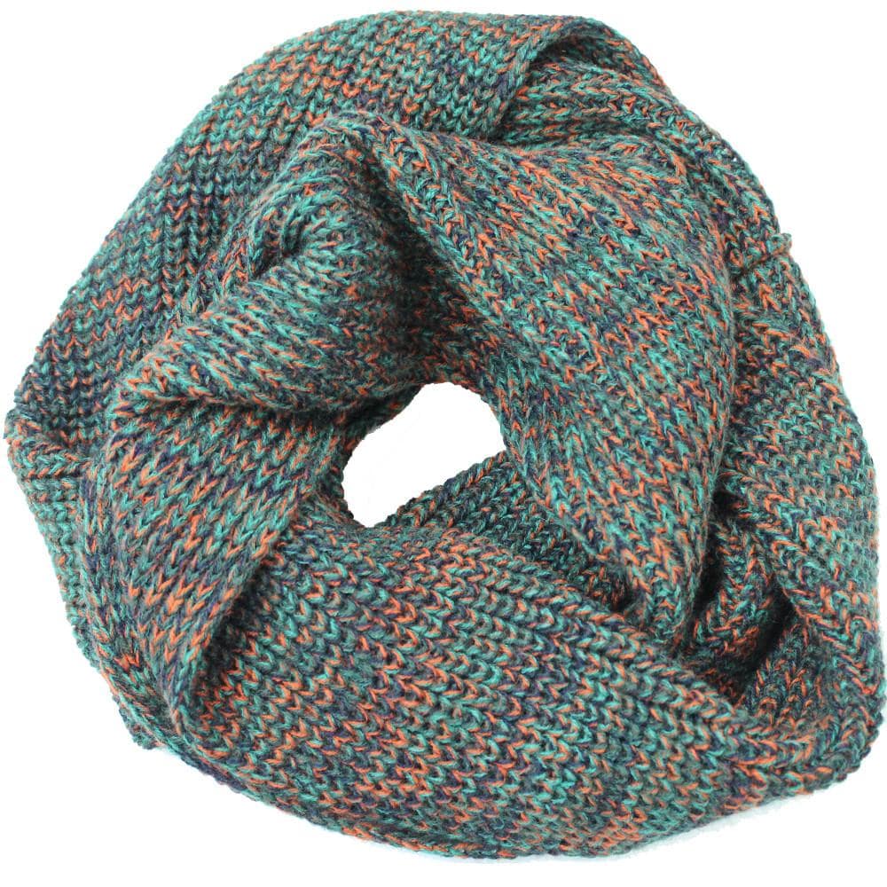 Marled Yarn Snood - Green - Snood - La Fiorentina KT13-11725