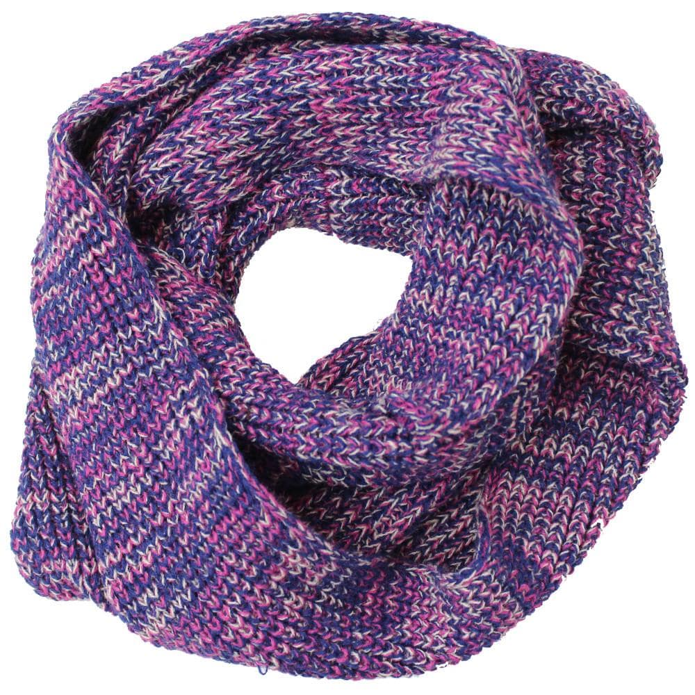 Marled Yarn Snood - Purple - Snood - La Fiorentina KT13-11725