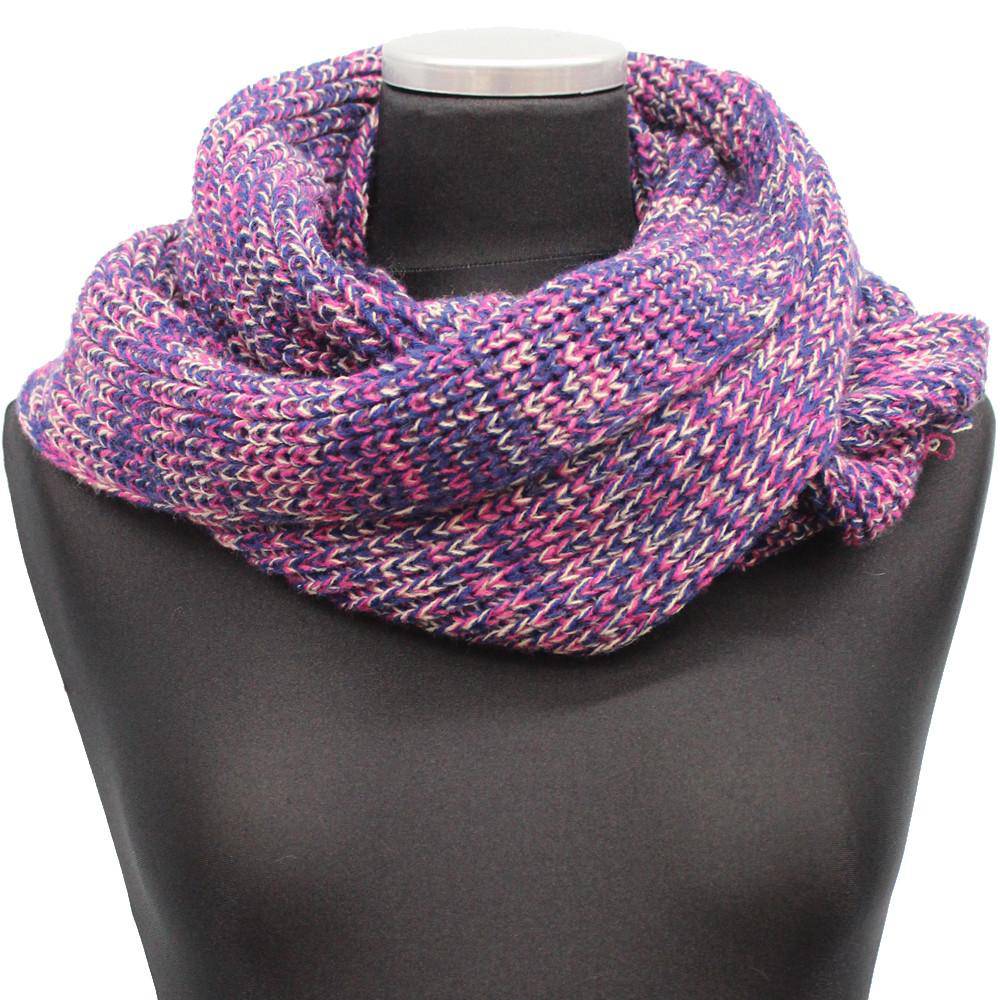 Marled Yarn Snood - Purple - Snood - La Fiorentina KT13-11725