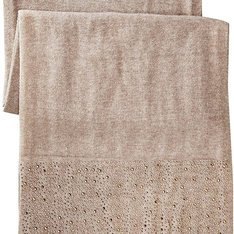 Matching Embellished Scarf and Hat Set - Set - La Fiorentina,Blush / Pink BE07-B-1