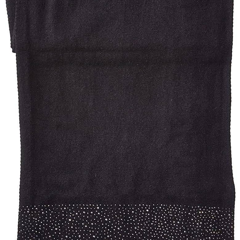 Matching Embellished Scarf and Hat Set - Set - La Fiorentina,Black BE07-B-1