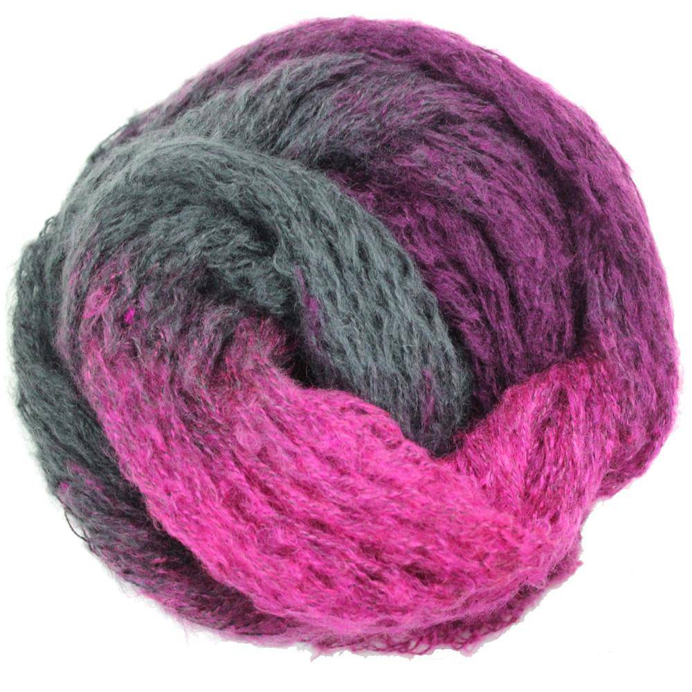 Mohair-like Space Dyed Infinity Muffler-Pink/Purple Combo - Muffler - La Fiorentina KT12-1705S-F14
