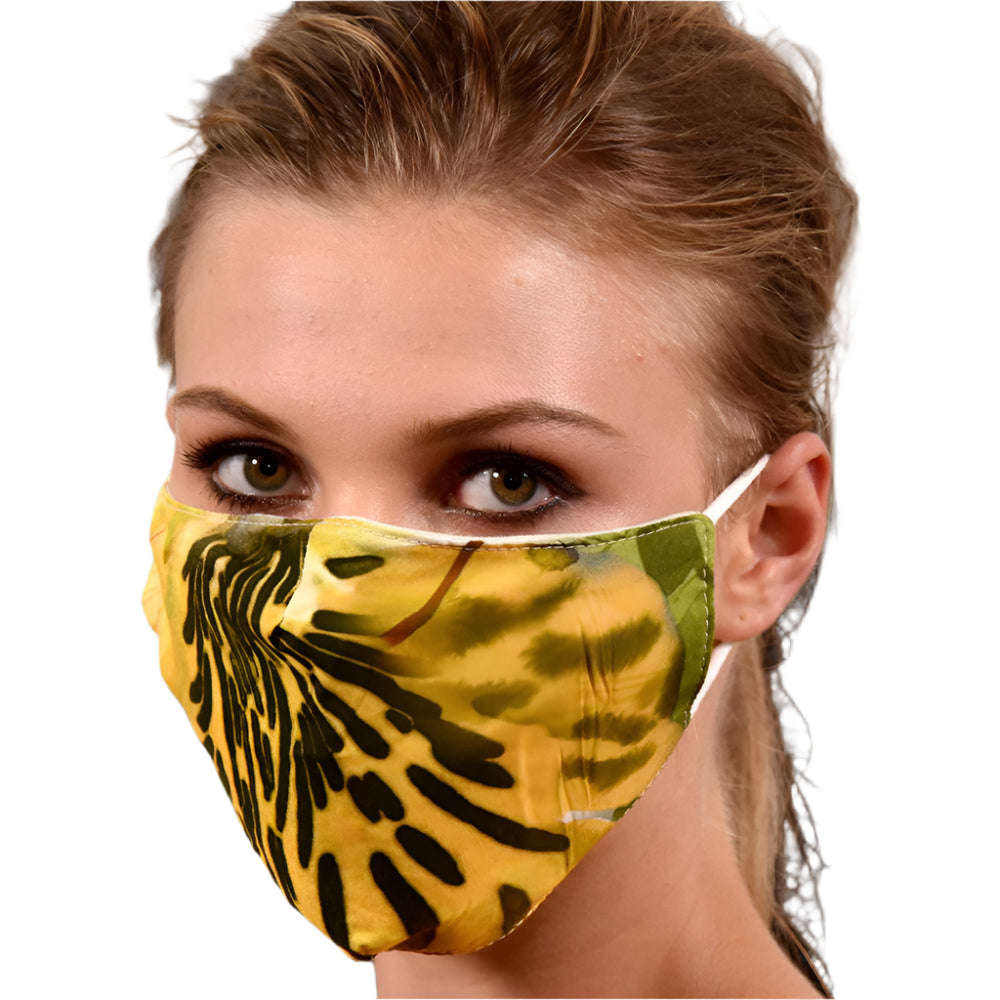 Multi Abstract Floral Print Face Mask - face-mask - La Fiorentina MASK#22