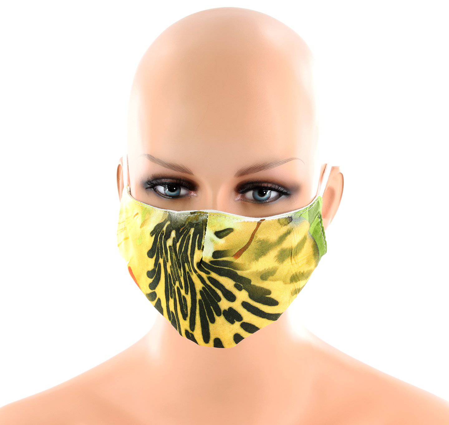 Multi Abstract Floral Print Face Mask - face-mask - La Fiorentina MASK#22