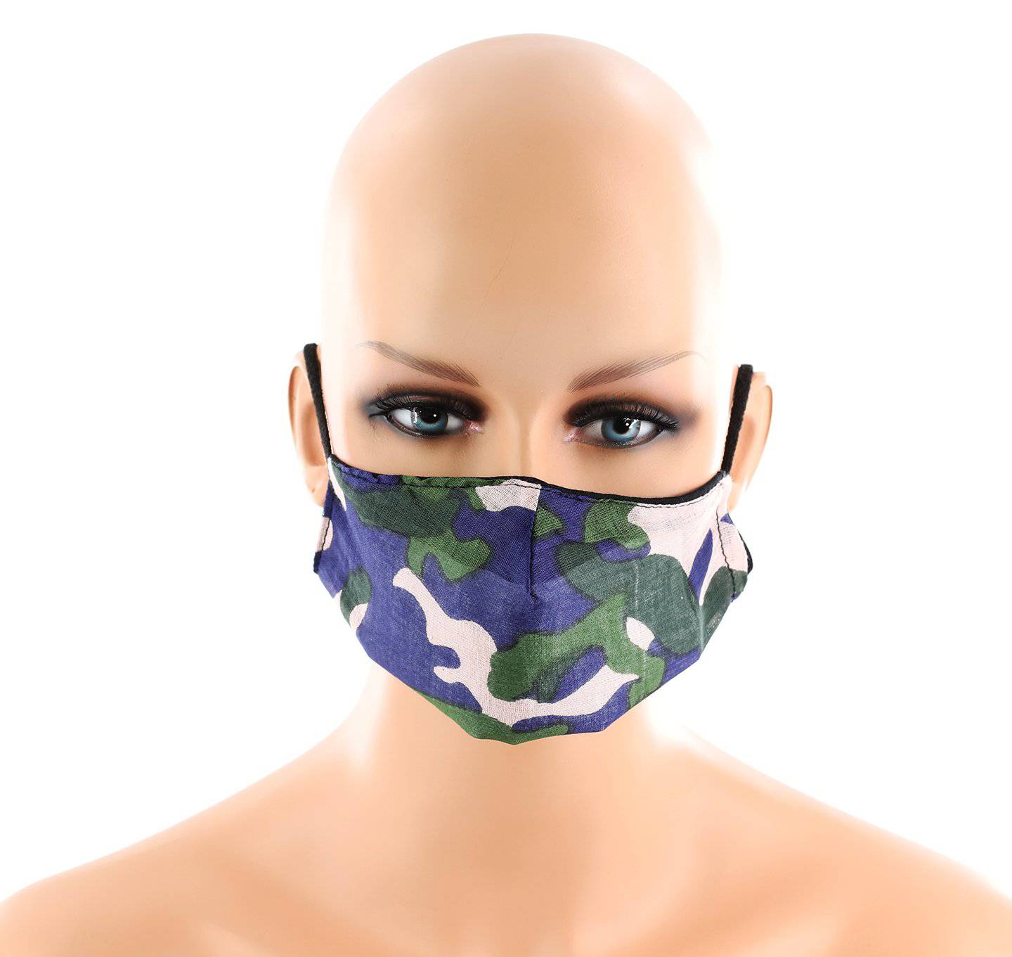 Multi Color Camo Print Face Mask - face-mask - La Fiorentina MASK#2