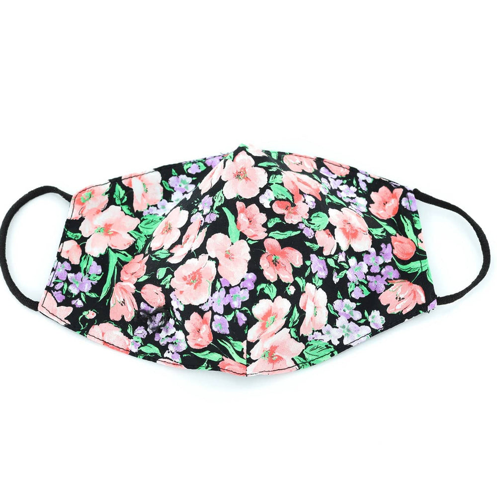 Multi Colored Floral Print Face Mask - face-mask - La Fiorentina MASK#14