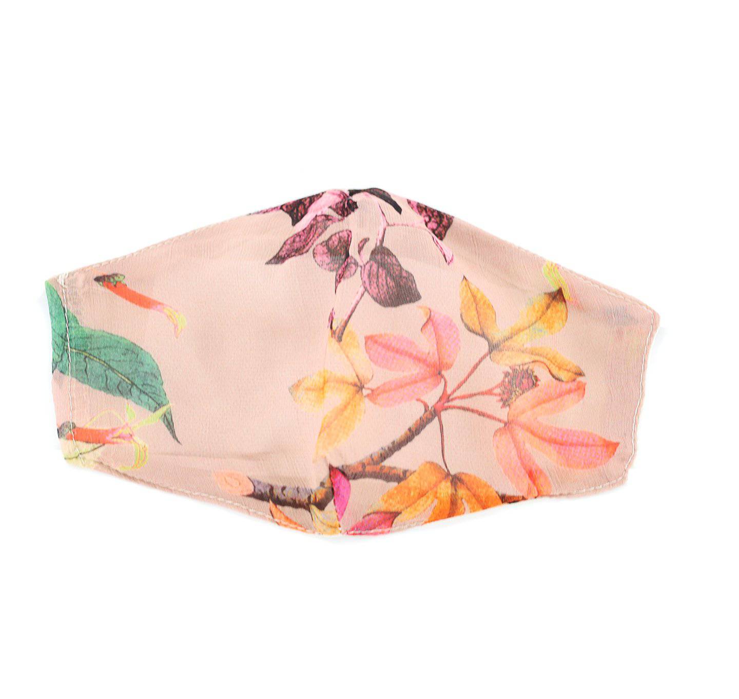 Multi Colored Nature Print Face Mask - face-mask - La Fiorentina MASK#15