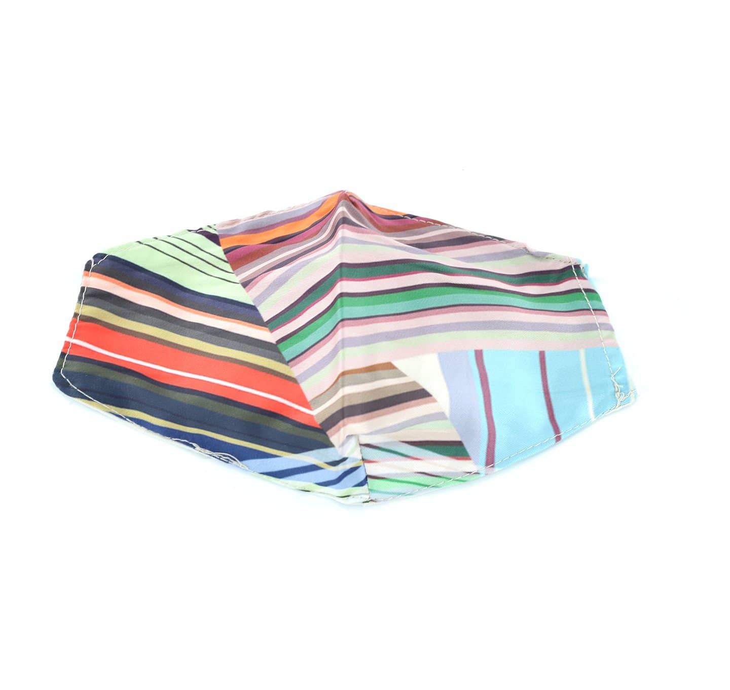 Multi Colored Stripe Print Face Mask - face-mask - La Fiorentina MASK#9