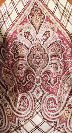 Neck/Hair Scarf - Light Brown - Halter Top - La Fiorentina PS-1204