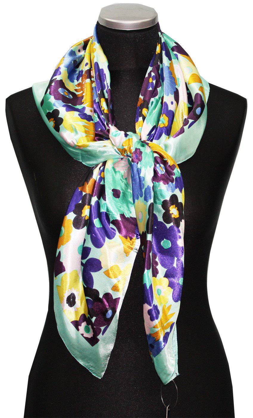 Neck/Hair Scarf - Light Green - Halter Top - La Fiorentina PS-1203