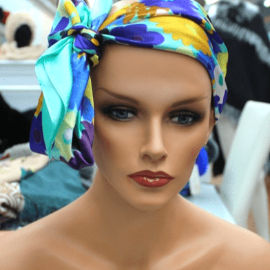 Neck/Hair Scarf - Light Green - Halter Top - La Fiorentina PS-1203