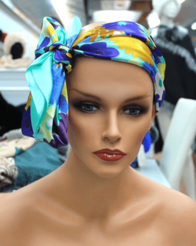 Neck/Hair Scarf - Light Green - Halter Top - La Fiorentina PS-1203