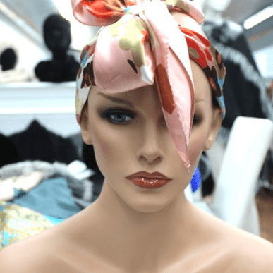 Neck/Hair Scarf - Light Pink - Halter Top - La Fiorentina PS-1203