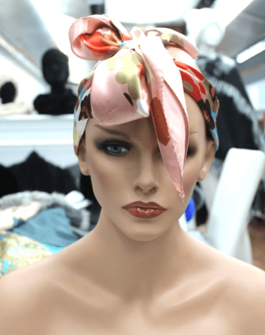 Neck/Hair Scarf - Light Pink - Halter Top - La Fiorentina PS-1203