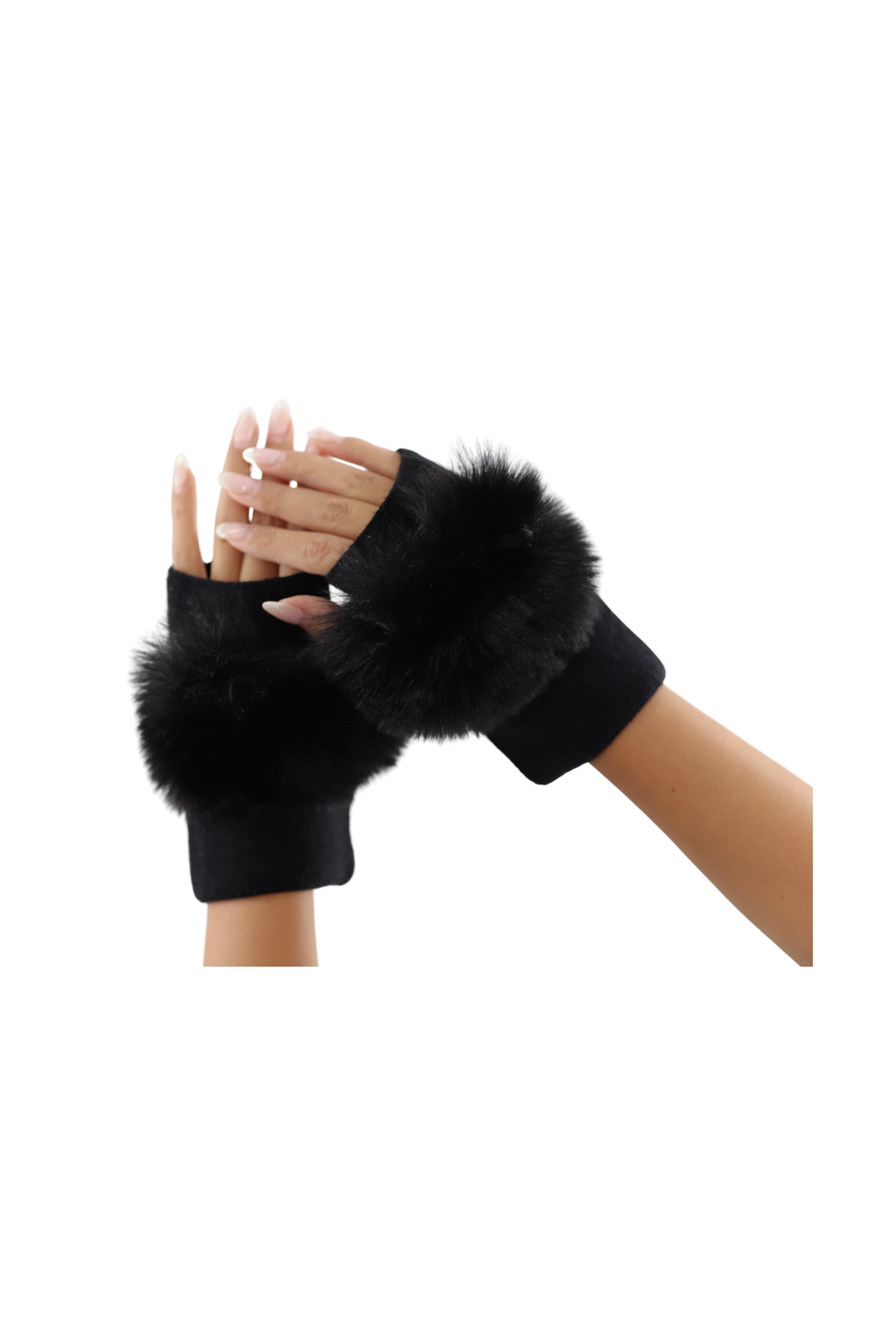 3PC KNIT SET - BLACK - ACCESSORIES - La Fiorentina