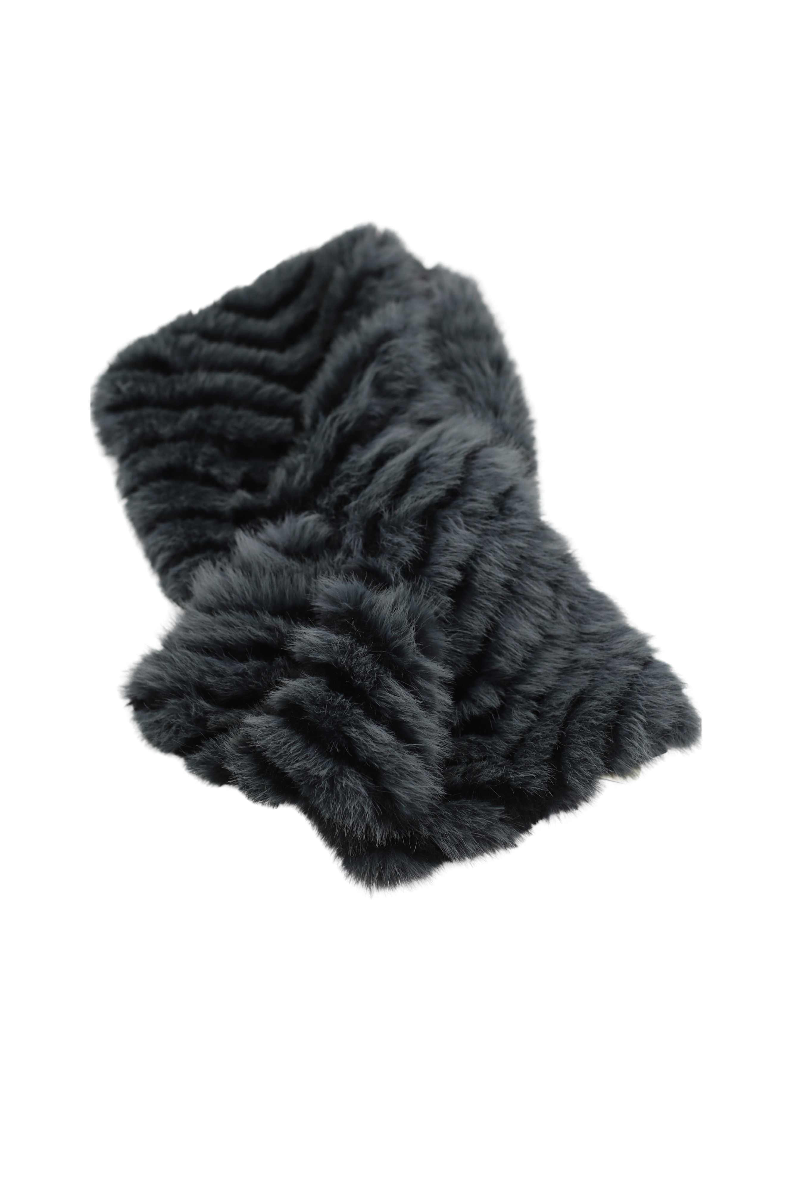 Plush Faux Fur Pull Through Scarf