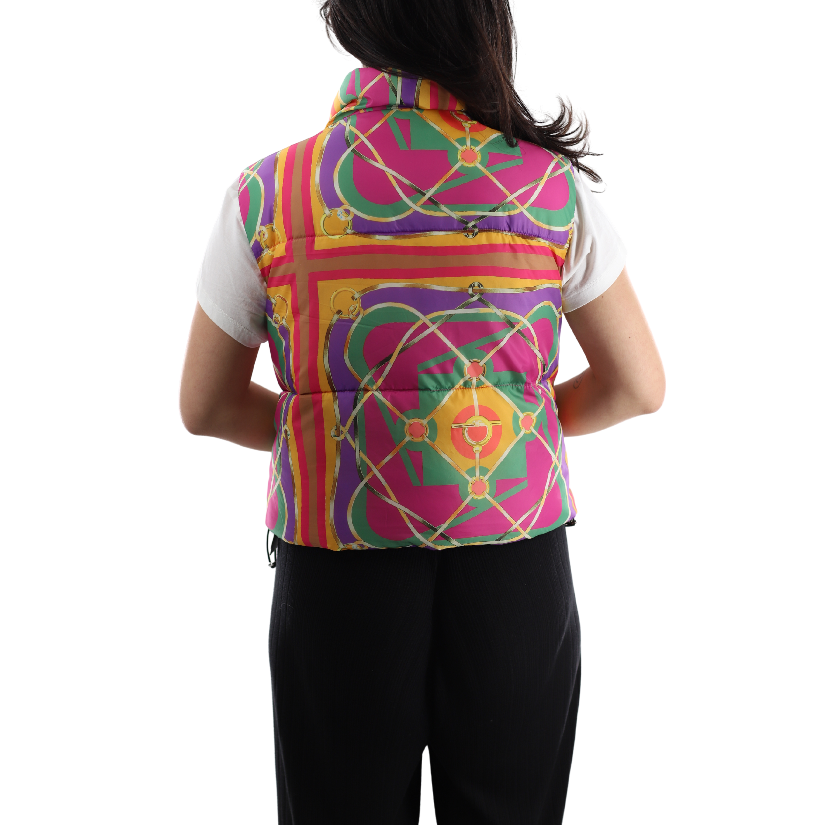 Printed Puffer Vest