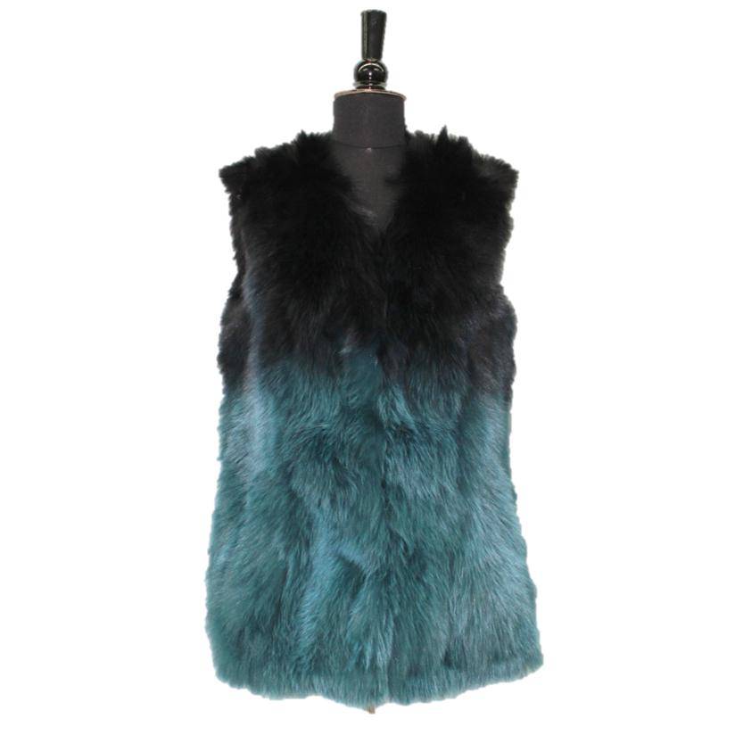 Ombre Fur Vest - Fur Vest - La Fiorentina Francine
