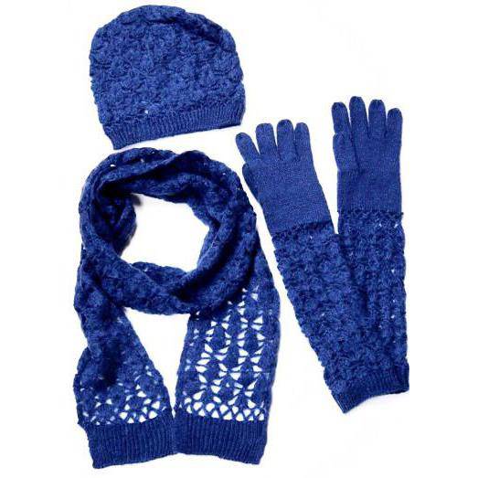 Open Knit Crochet Set - Royal Blue - Set - La Fiorentina A8041