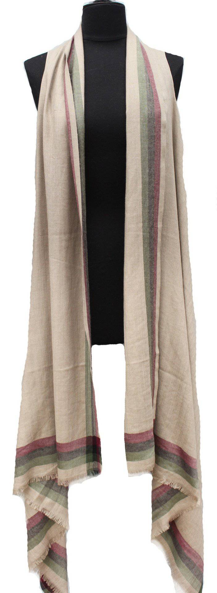 Oversized Vest/Oblong Scarf - Camel - Wrap - La Fiorentina FST017V