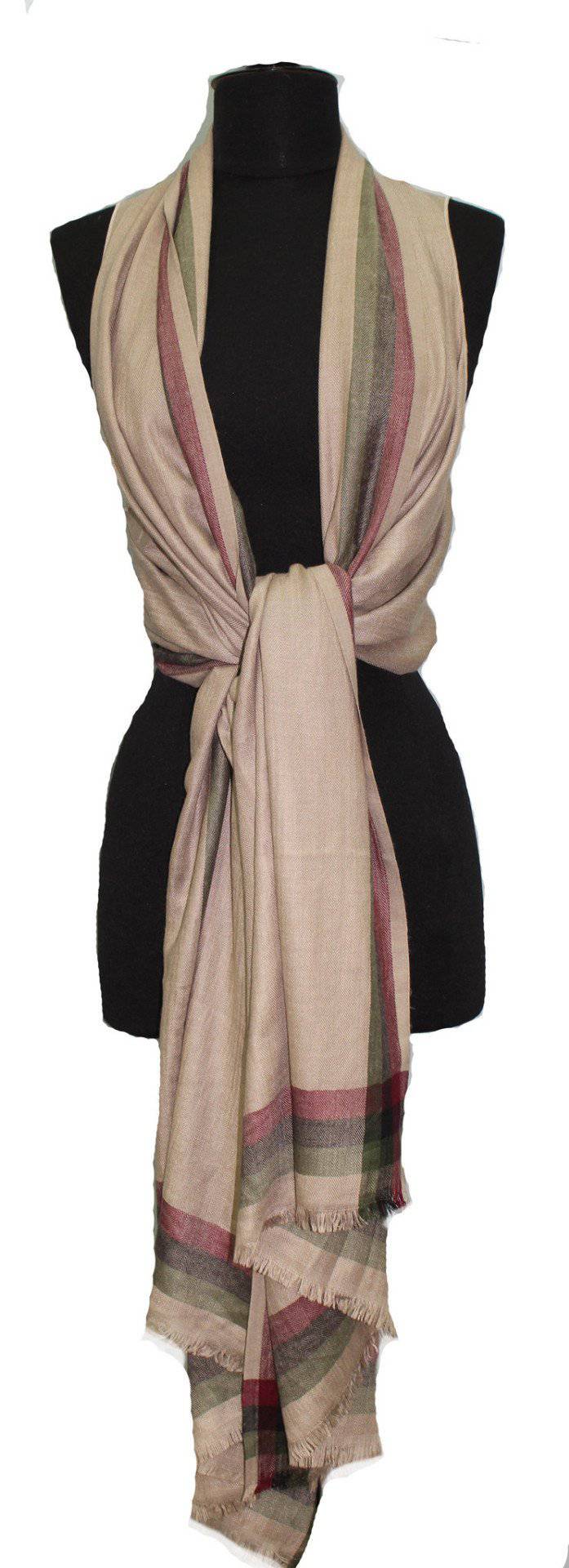 Oversized Vest/Oblong Scarf - Camel - Wrap - La Fiorentina FST017V
