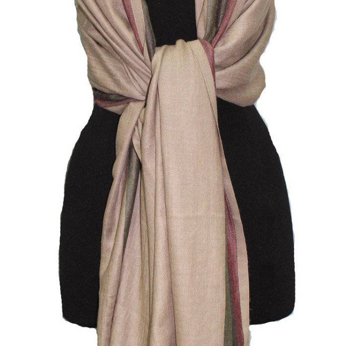 Oversized Vest/Oblong Scarf - Camel - Wrap - La Fiorentina FST017V