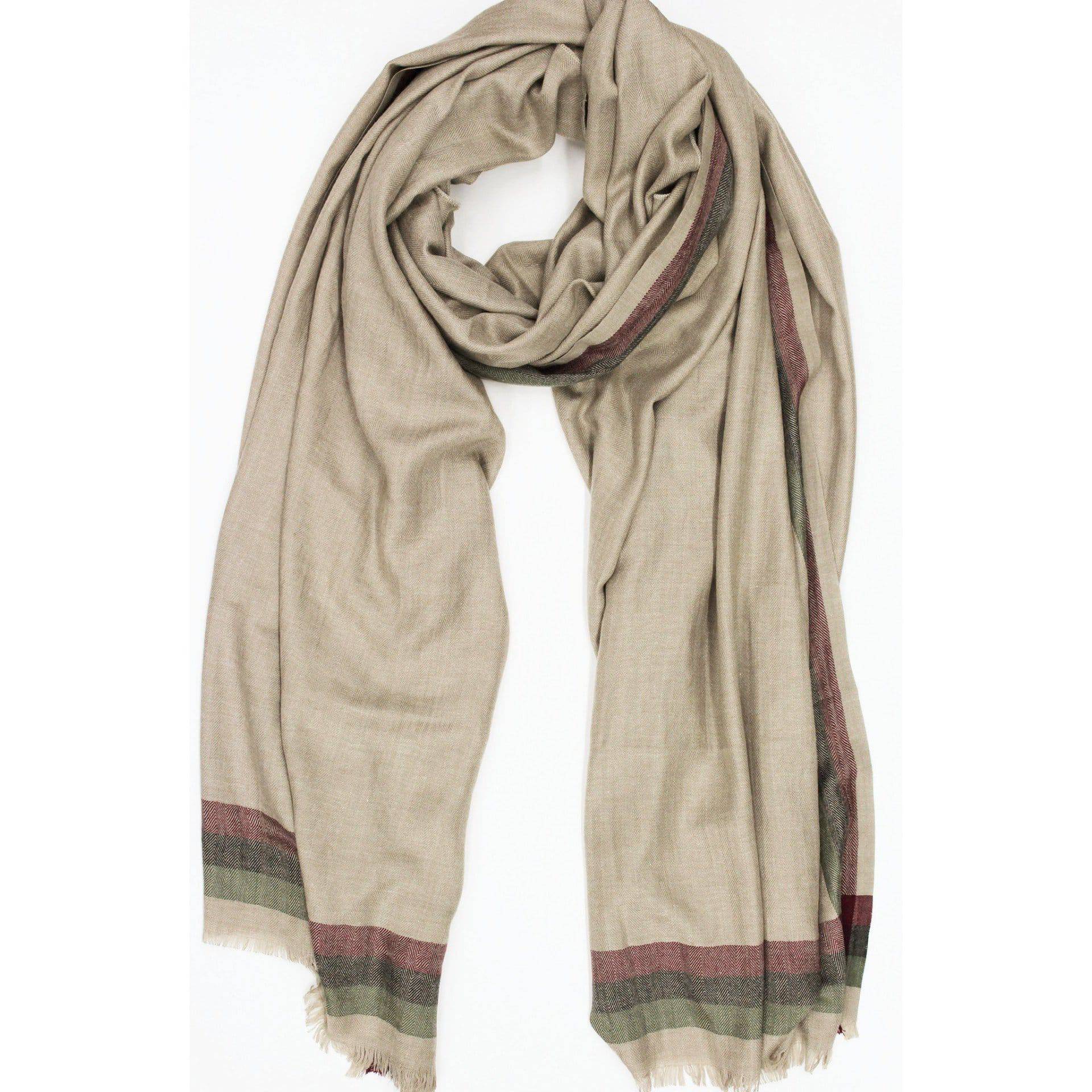 Oversized Vest/Oblong Scarf - Camel - Wrap - La Fiorentina FST017V