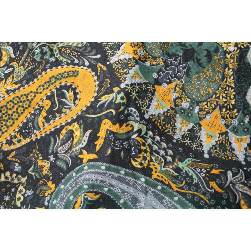 Paisley Map Infinity Scarf - Grey - Infinity Scarf - La Fiorentina 81665/MA