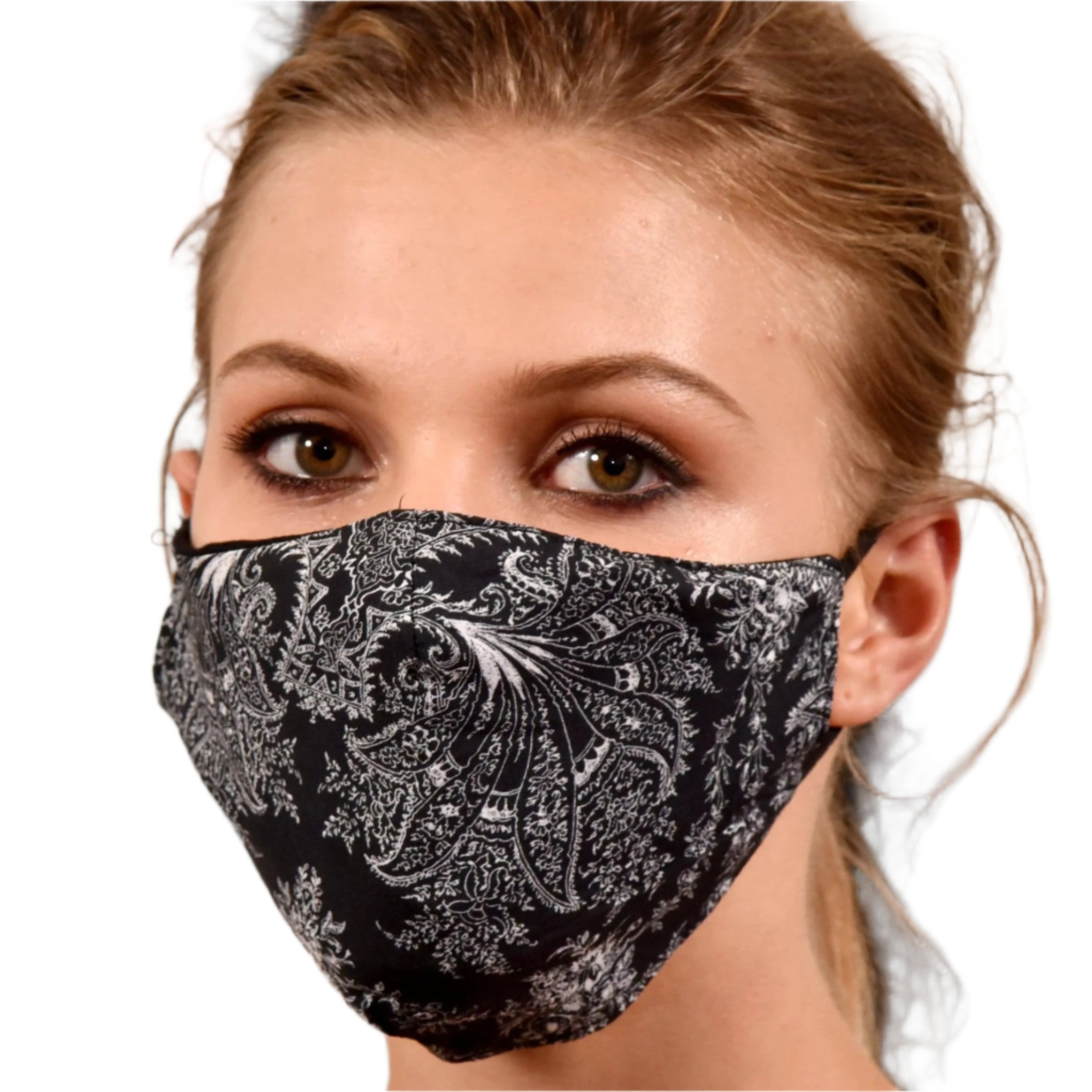 Paisley Print Face Mask - face-mask - La Fiorentina MASK#4