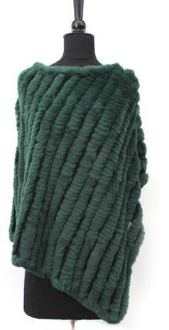 Poncho Knit Triangle - Poncho - La Fiorentina,Green J51206