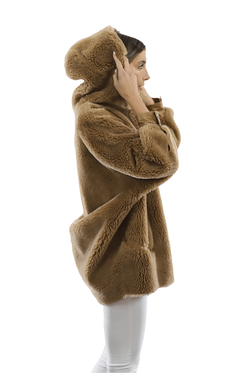 Puffy Teddy Jacket - Coat - La Fiorentina TN1906_CAMEL