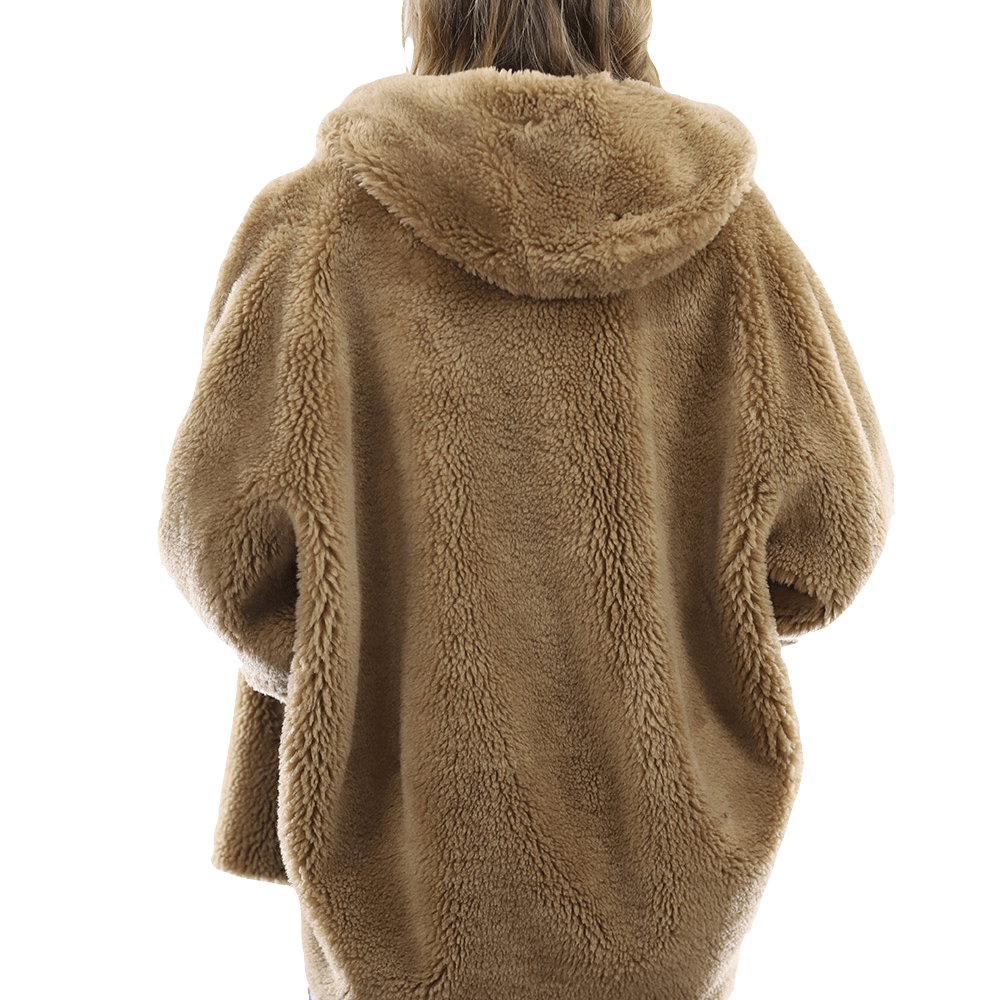 Puffy Teddy Jacket - Coat - La Fiorentina TN1906_CAMEL