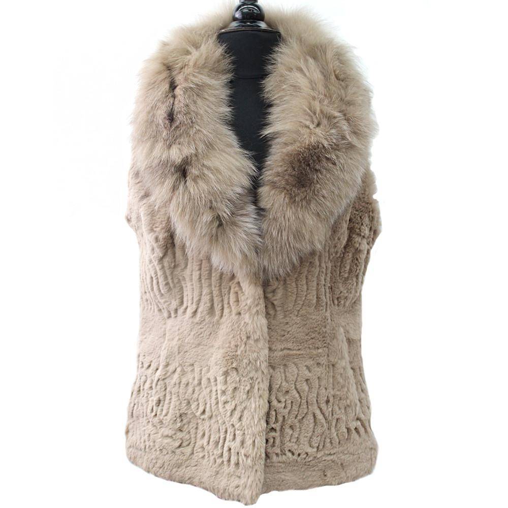 Rabbit/Fox Vest - Fur Vest - La Fiorentina '176