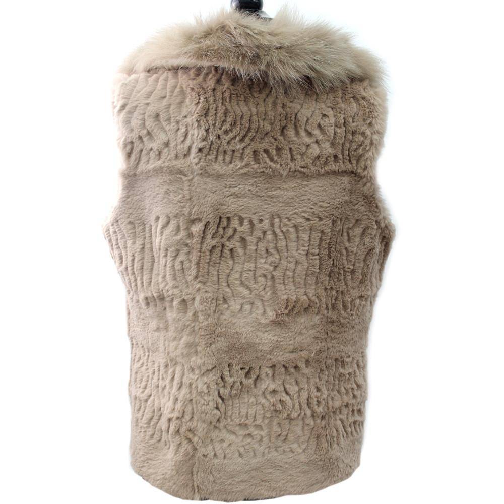 Rabbit/Fox Vest - Fur Vest - La Fiorentina '176