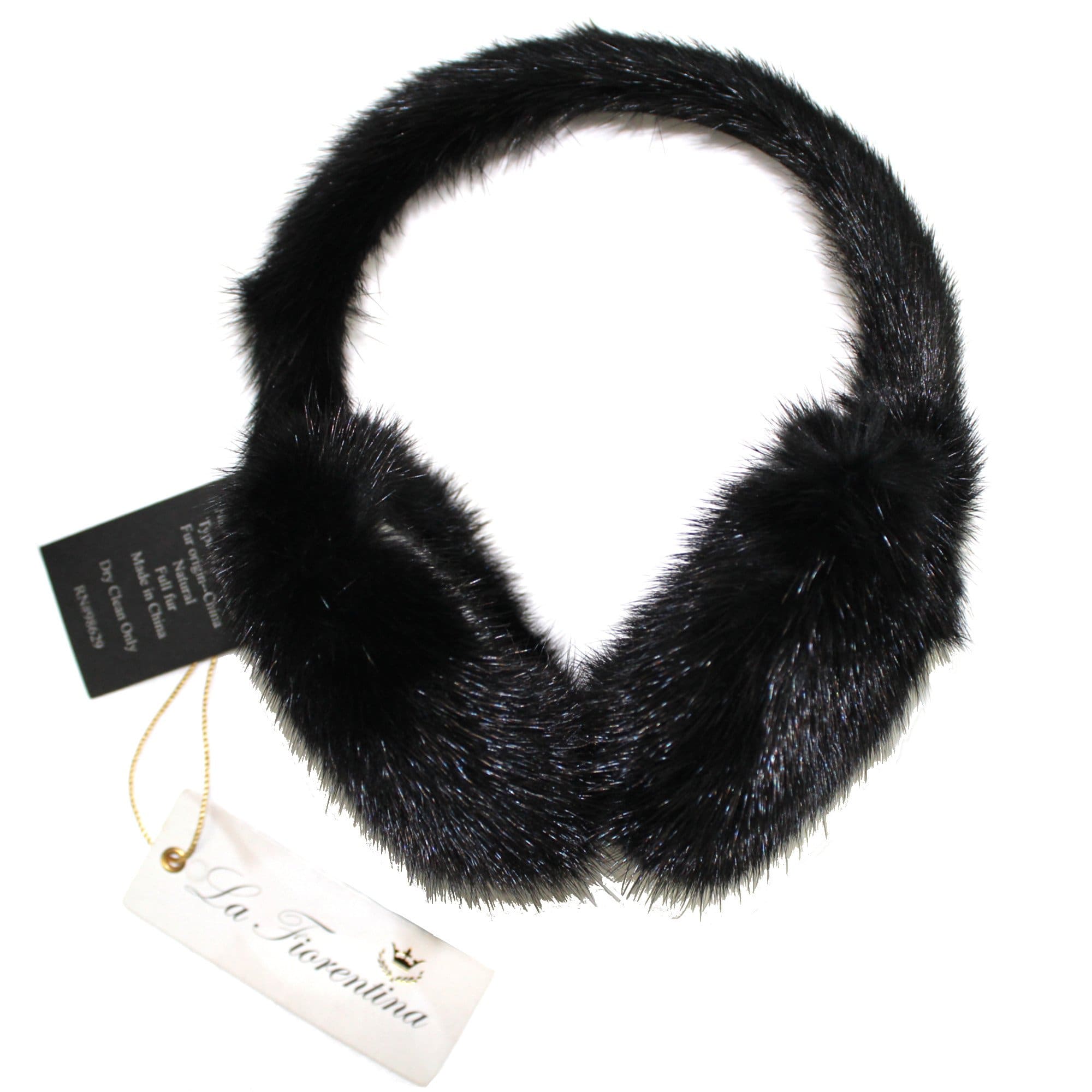 Rabbit Fur All Over Tech Earmuffs - Tech Ear Muffs - La Fiorentina RABBITALLOVER
