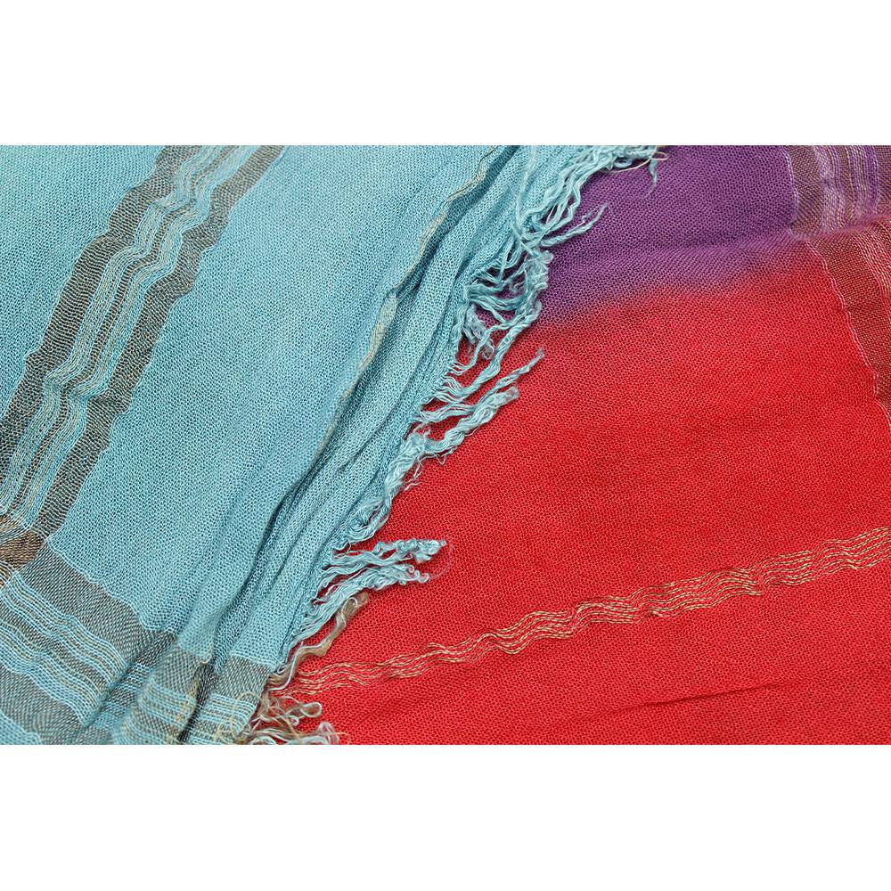 Rainbow Plaid Scarf - Scarf - La Fiorentina Lubiana Malt