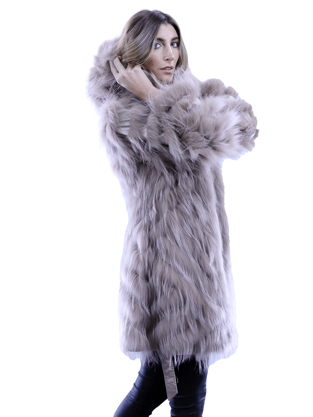 Reversible Fur Coat - Camel - Coat - La Fiorentina SN46_CAMEL