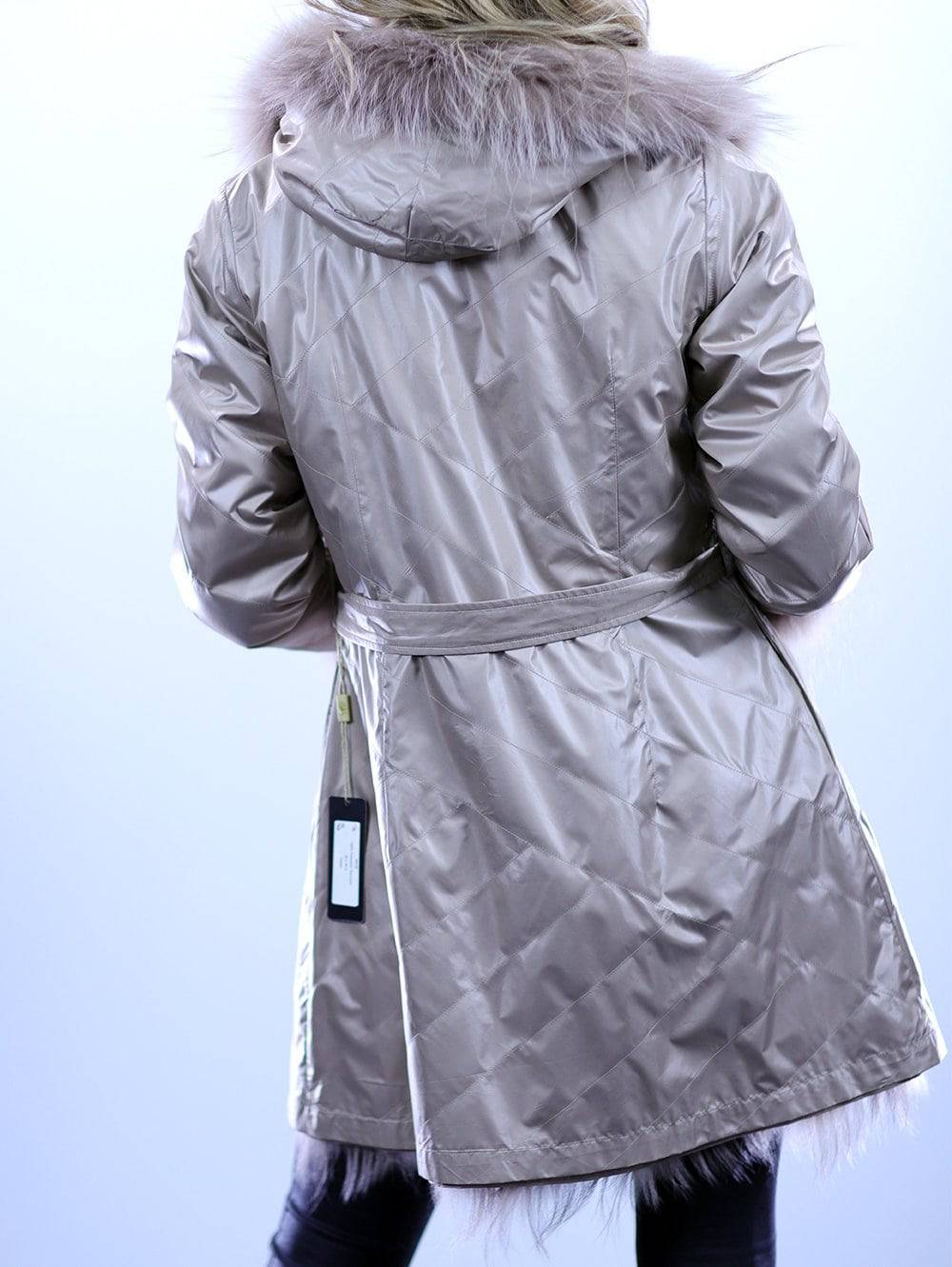 Reversible Fur Coat - Camel - Coat - La Fiorentina SN46_CAMEL