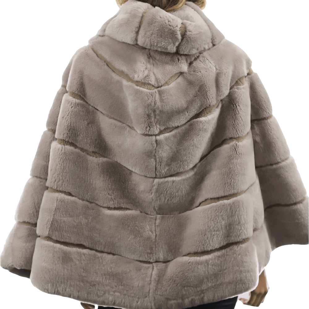 Rex Rabbit Poncho with buttons - Poncho - La Fiorentina LRO-403