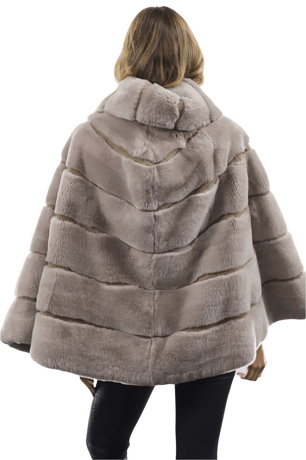 Rex Rabbit Poncho with buttons - Poncho - La Fiorentina LRO-403