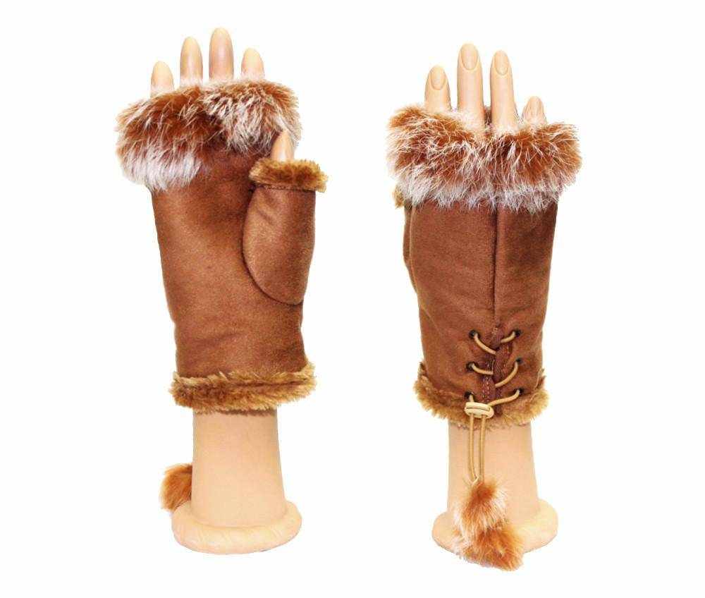 Sheep Skin Hand Gloves-Camel - Glove - La Fiorentina BKGL-920S