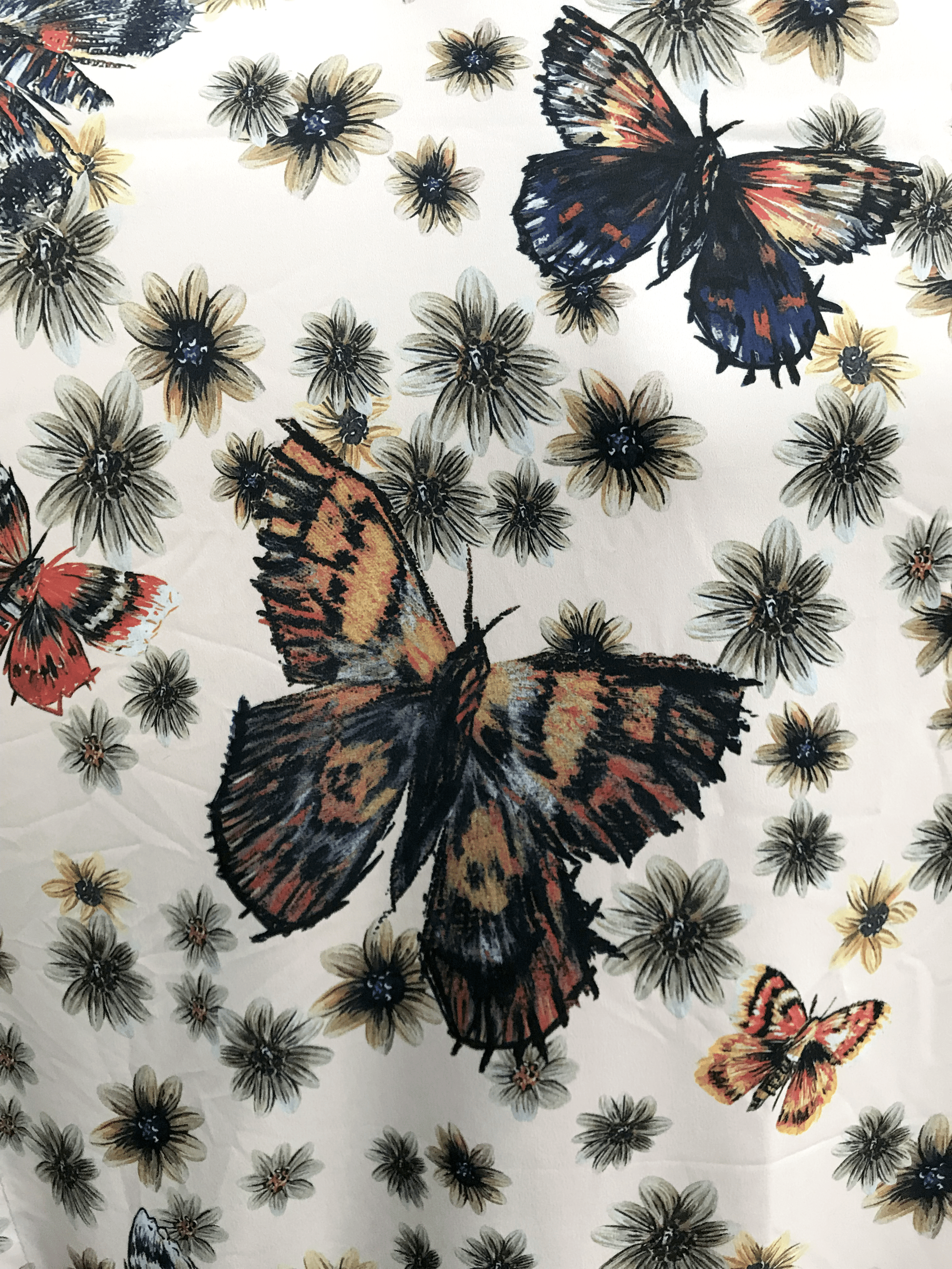 Silk Like Poncho with Fringe Trim - Poncho - La Fiorentina TN1735-B