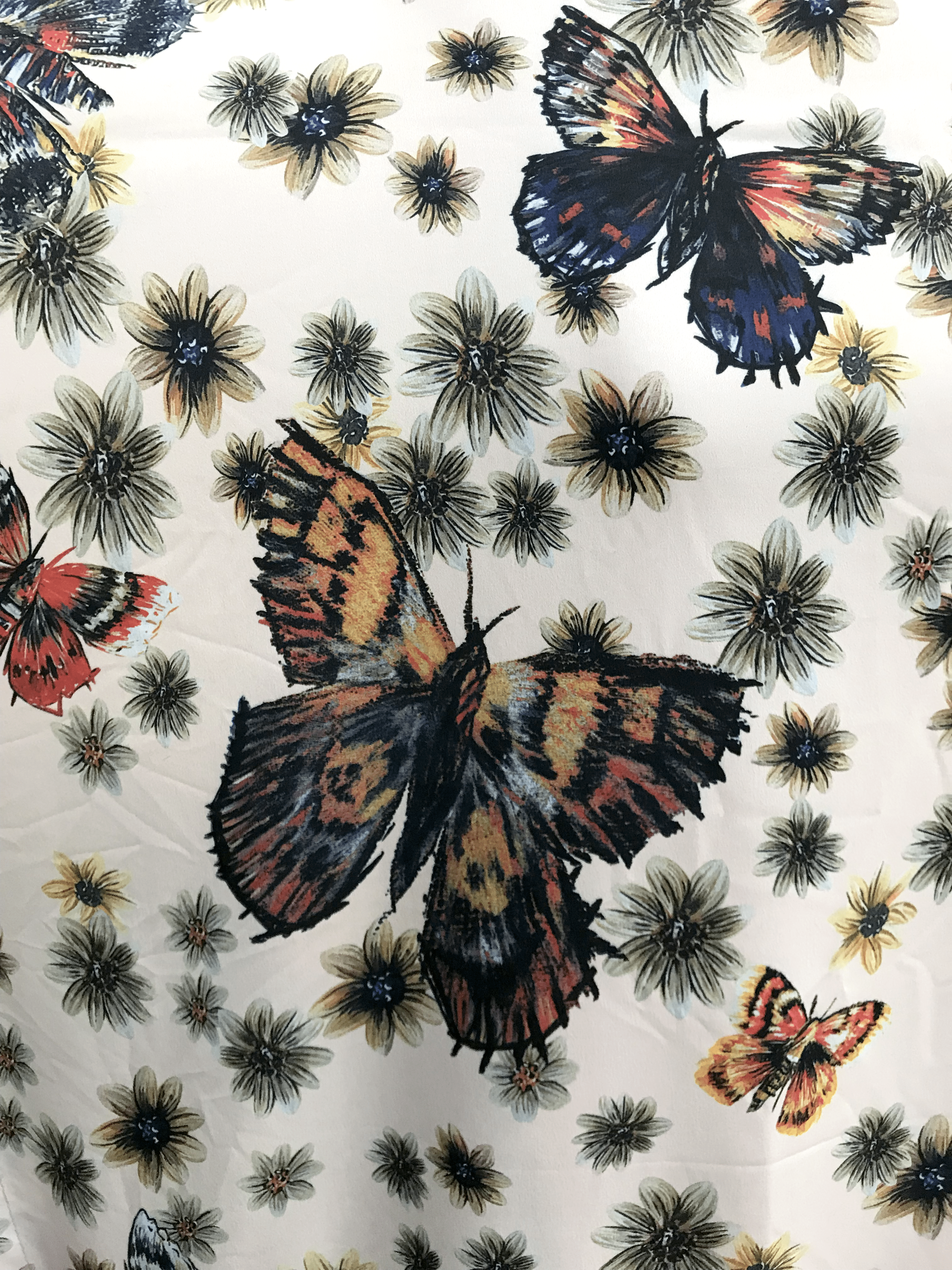 Silk Like Poncho with Fringe Trim - Poncho - La Fiorentina TN1735-B