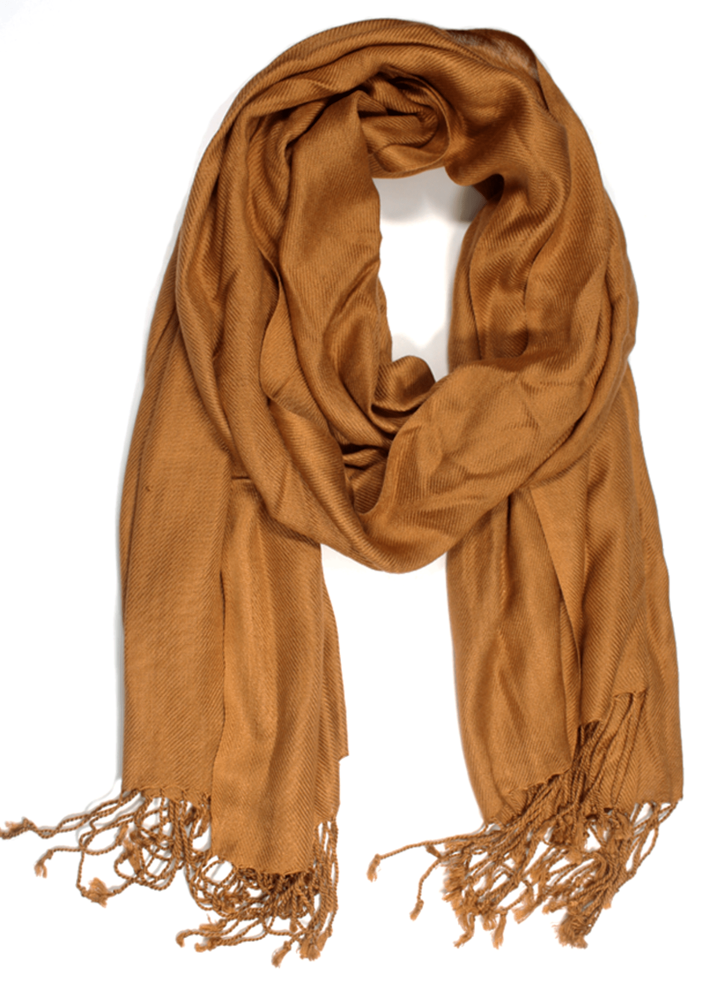 Solid Fringe Pashmina-Camel - Pashmina - La Fiorentina G2479/MA