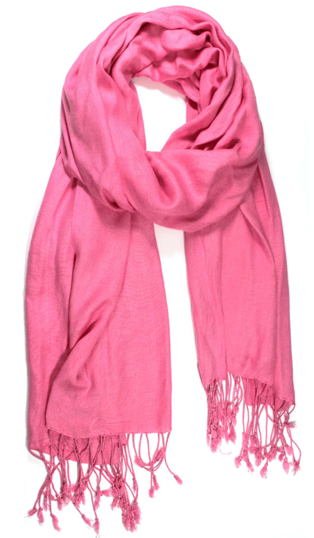 Solid Fringe Pashmina-Pink - Scarf - La Fiorentina G2479/MA