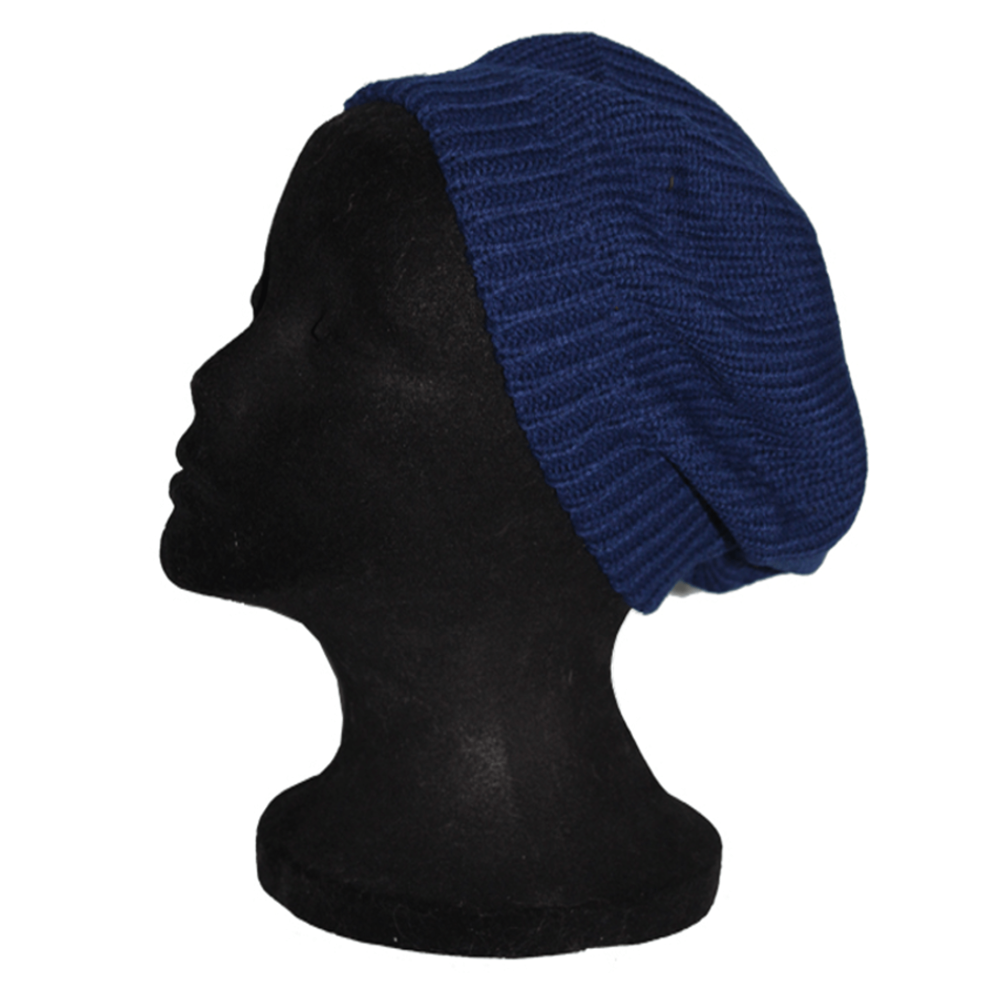 Solid Knit Beret-Blue - Hat - La Fiorentina Ber-13