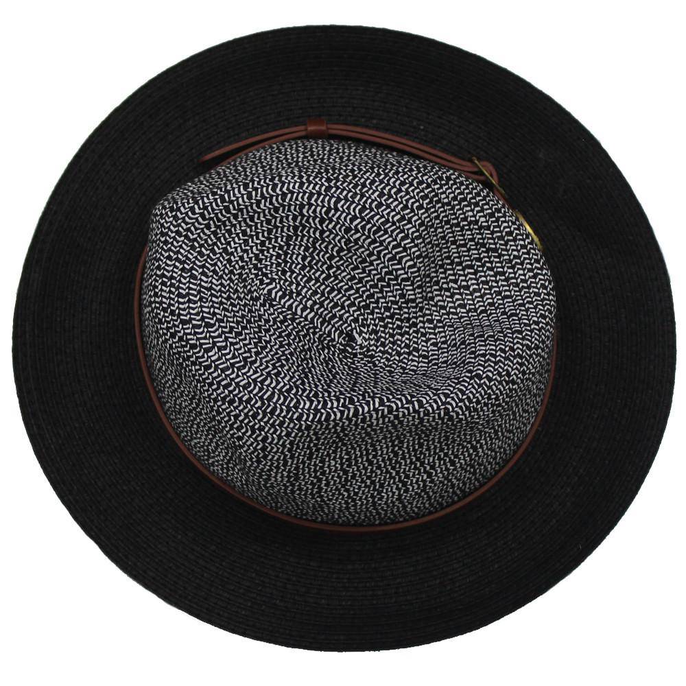 Straw Hat-Black/White - Straw Hat - La Fiorentina 12071518-912
