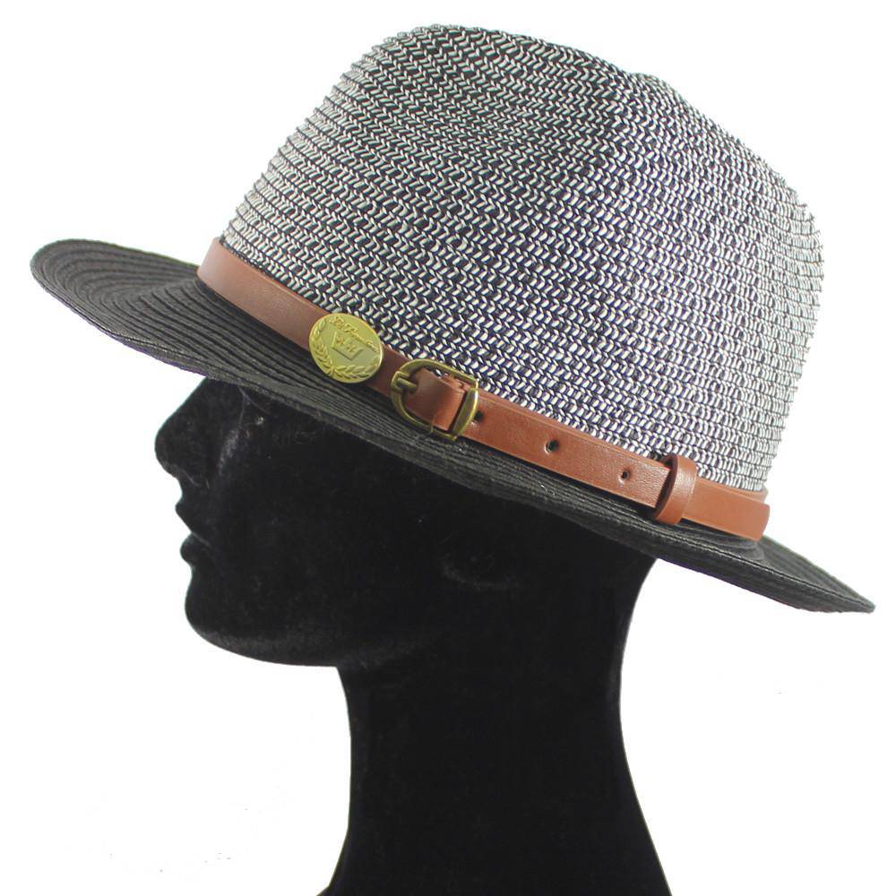 Straw Hat-Black/White - Straw Hat - La Fiorentina 12071518-912