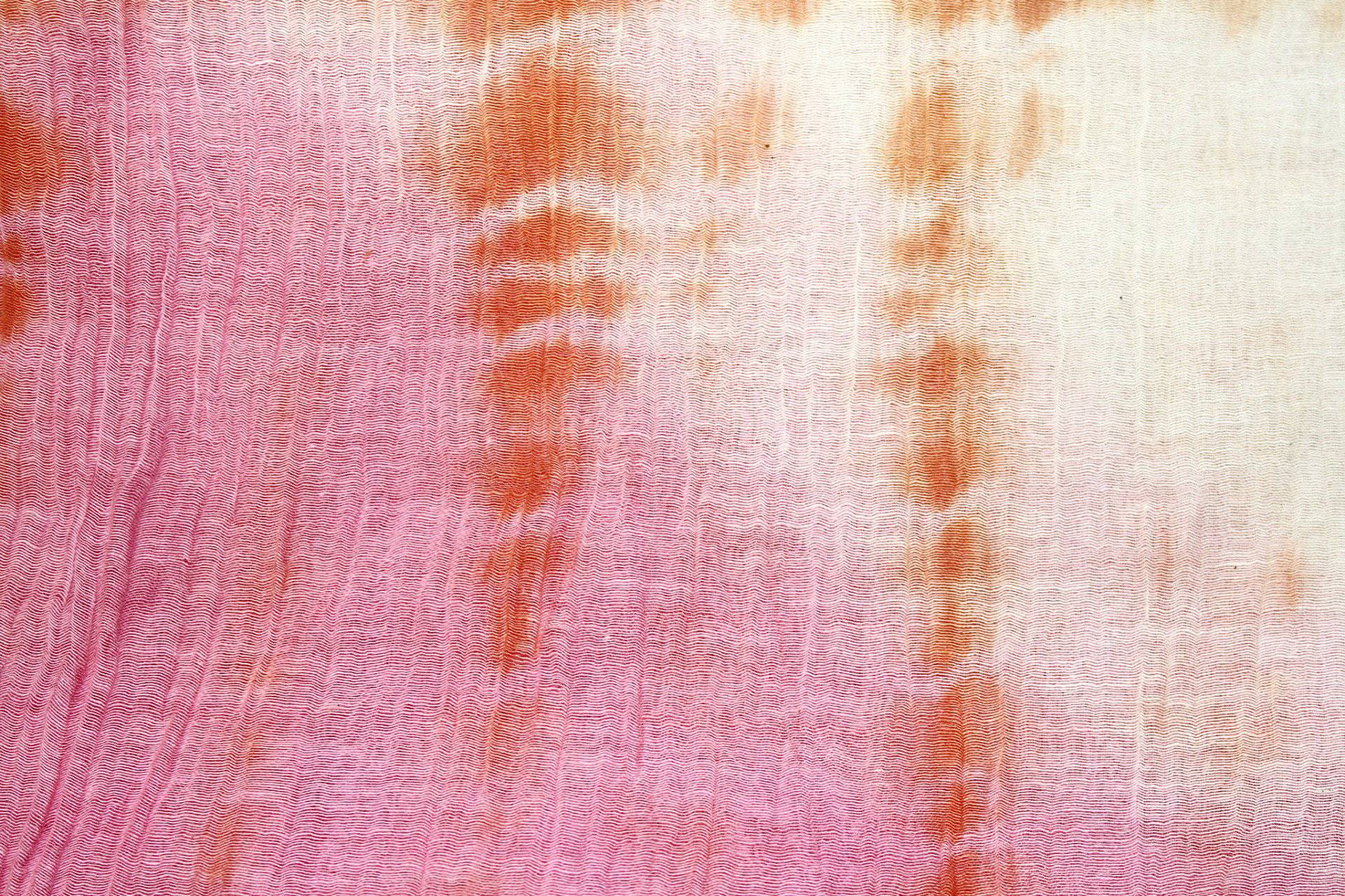 Tie Dye Beach Cover Up - Pink/Ivory/Coral - Beach Cover up - La Fiorentina EF-2804-PONCHO