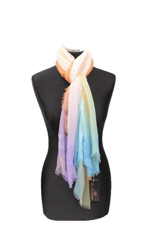 Tie Dye Spring Scarf - Scarf - La Fiorentina M0DC1810034
